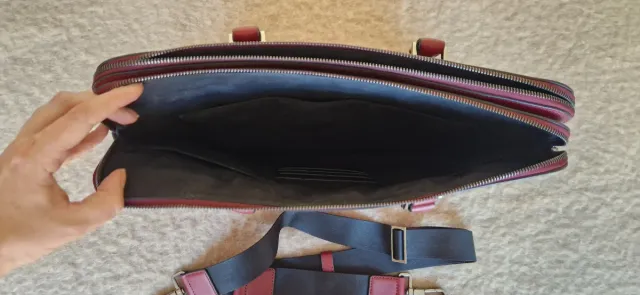 Bolso Michael Kors Rojo Portadocumentos