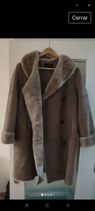 Abrigo Antea Beige/Marrón