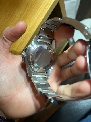 Rolex Submariner Negro/Plateado