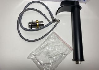 Rubinetto Cascata Nero Acciaio Inox 304