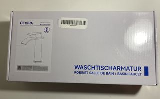 Rubinetto Cascata Nero Acciaio Inox 304