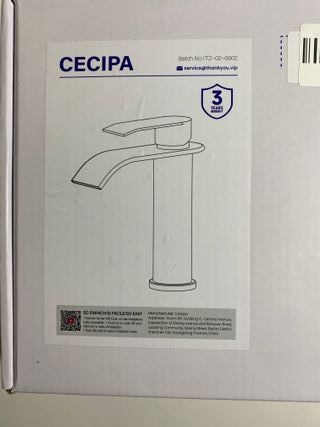 Rubinetto Cascata Nero Acciaio Inox 304