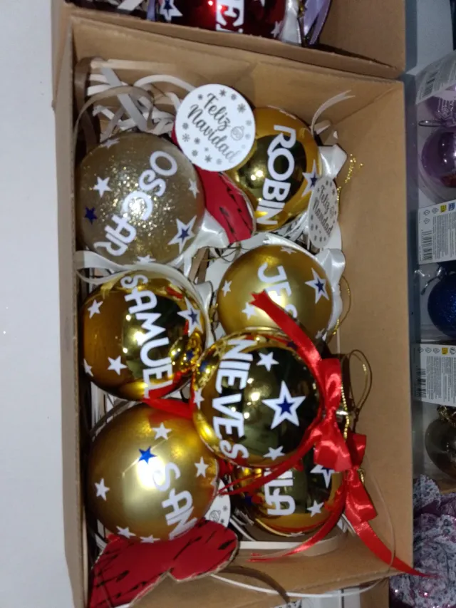 Esferas Navideñas Personalizadas 1.99€ unidad