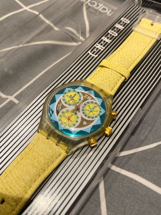 Orologio Swatch Chrono Giallo