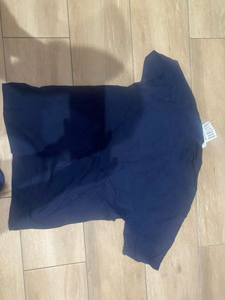 Polo Adidas azul con rayas