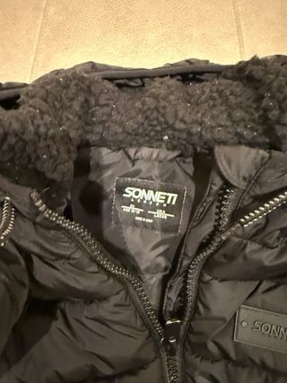 Cazadora niño Sonneti negra talla 12/13 años