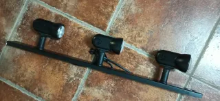 Lámpara de techo negra