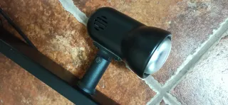 Lámpara de techo negra