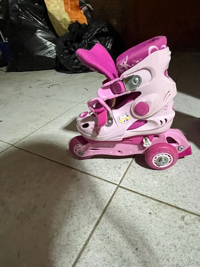 Pattini rosa per bambini