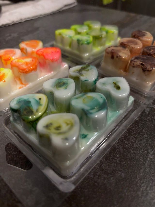 Velas aromáticas corazón (pack 4)