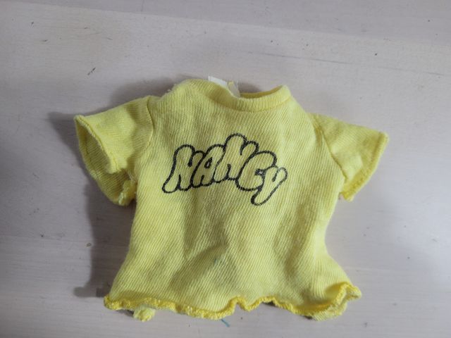 Nancy camiseta blue jeans amarilla Años 70