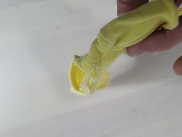 Nancy camiseta blue jeans amarilla Años 70