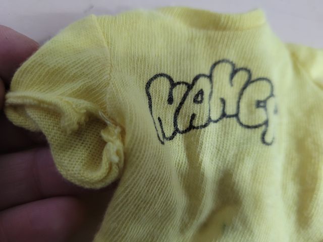 Nancy camiseta blue jeans amarilla Años 70