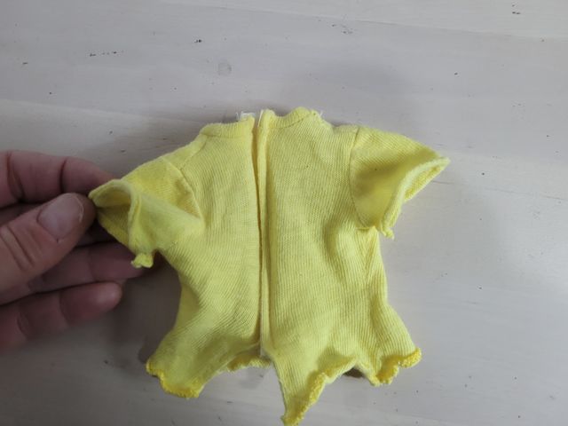 Nancy camiseta blue jeans amarilla Años 70