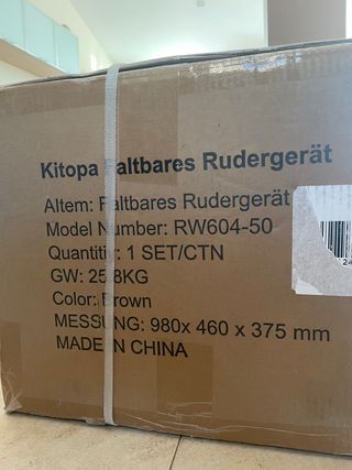 Máquina de Remo Kitopa Plegable