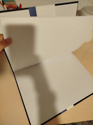 Bloc de dibujo tapa dura negro