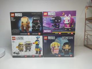 Lego Brickheadz Star Wars, Fortnite, Up, Wednesday