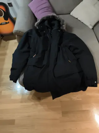 Abrigo Columbia Negro Talla XXL