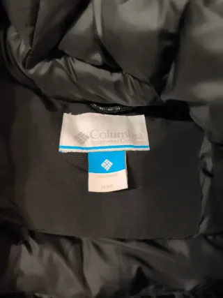 Abrigo Columbia Negro Talla XXL