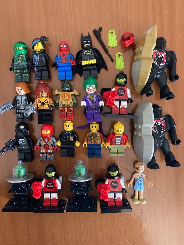 Lote Figuras LEGO Diversas Marvel Star Wars Ninjag