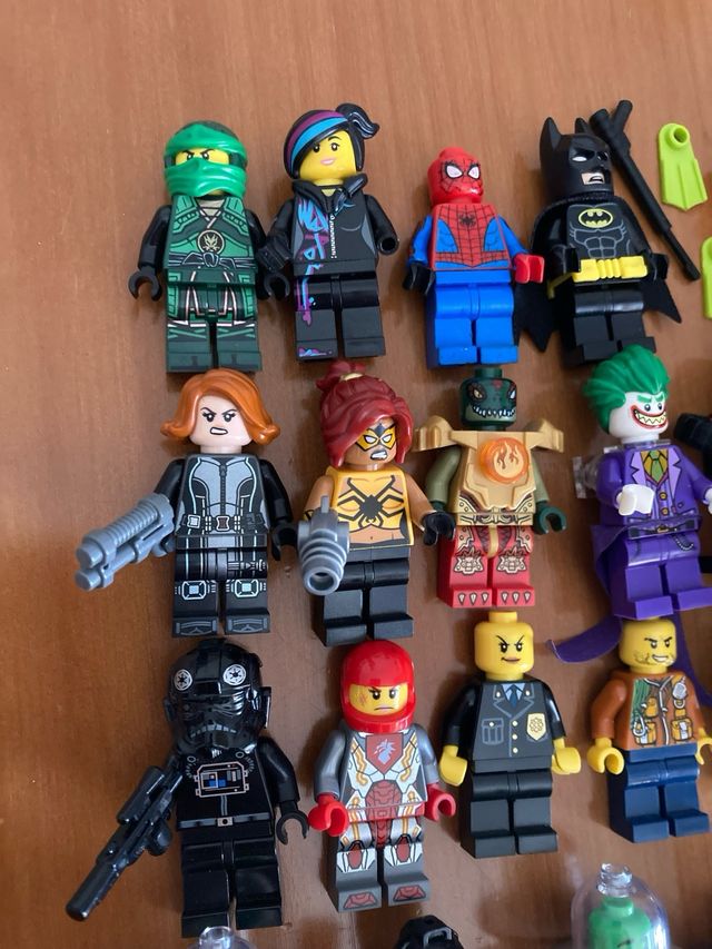Lote Figuras LEGO Diversas Marvel Star Wars Ninjag