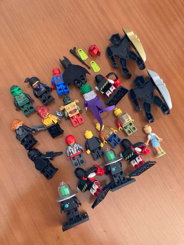 Lote Figuras LEGO Diversas Marvel Star Wars Ninjag