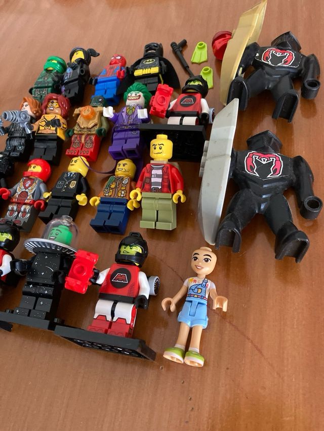 Lote Figuras LEGO Diversas Marvel Star Wars Ninjag