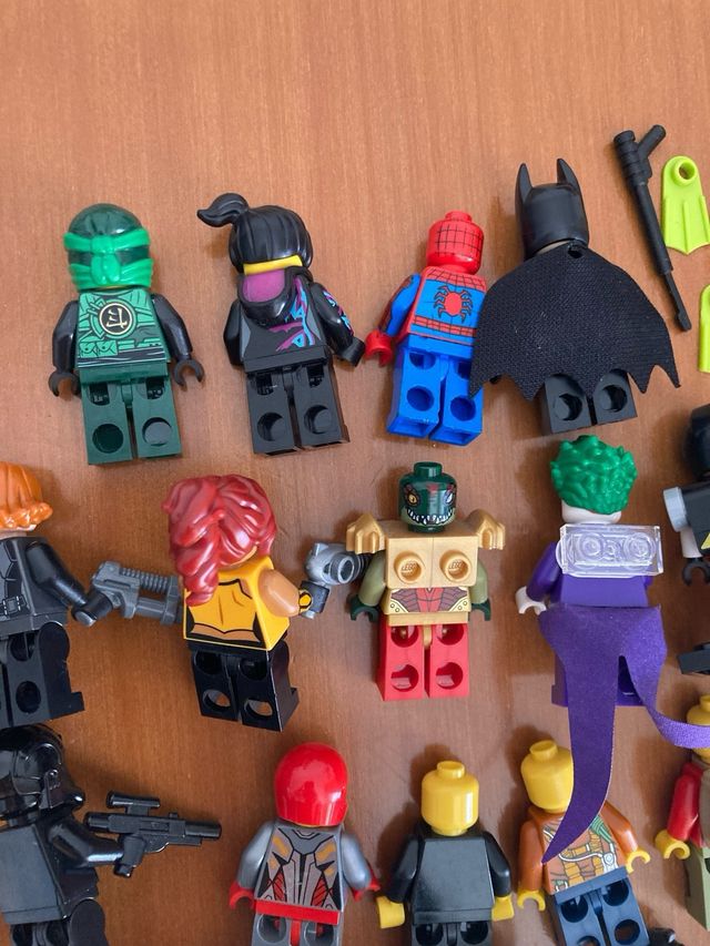 Lote Figuras LEGO Diversas Marvel Star Wars Ninjag