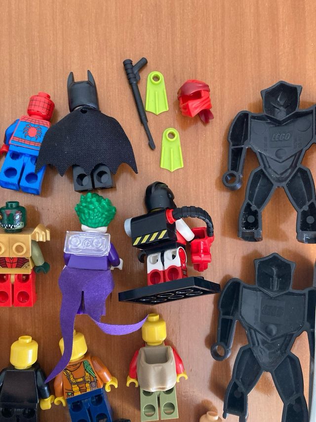 Lote Figuras LEGO Diversas Marvel Star Wars Ninjag