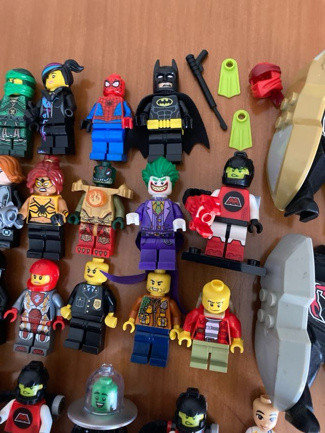 Lote Figuras LEGO Diversas Marvel Star Wars Ninjag