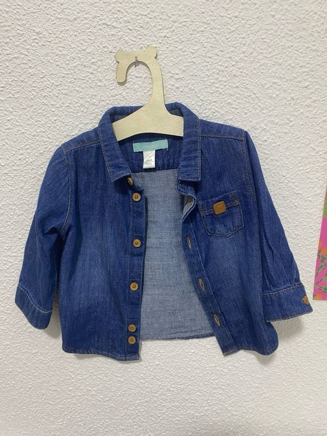 Camisa vaquera infantil