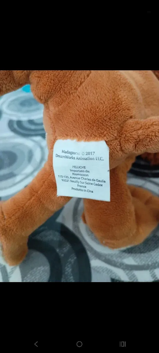 Peluche Leone Linea Malagasc