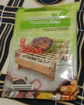 Griglia usa e getta ecologica