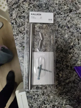 Manopola per armadio Ikea Kallrör in metallo