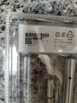 Manopola per armadio Ikea Kallrör in metallo