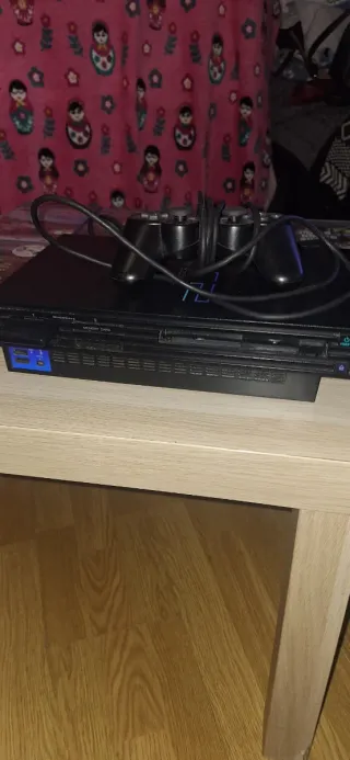 Consola PS2 Fat + 7 Jogos