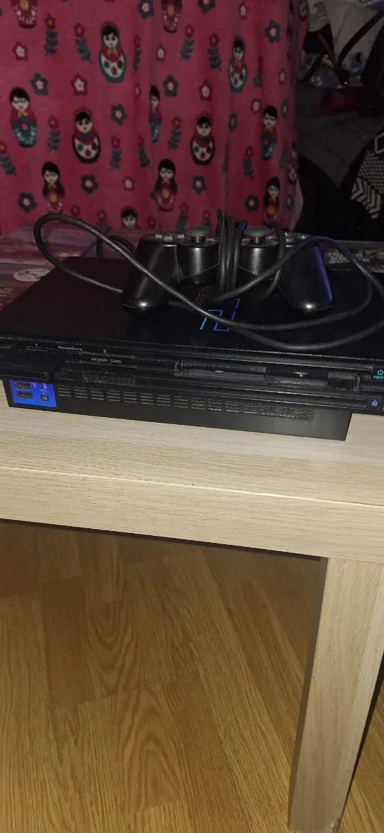 Consola PS2 Fat + 7 Jogos