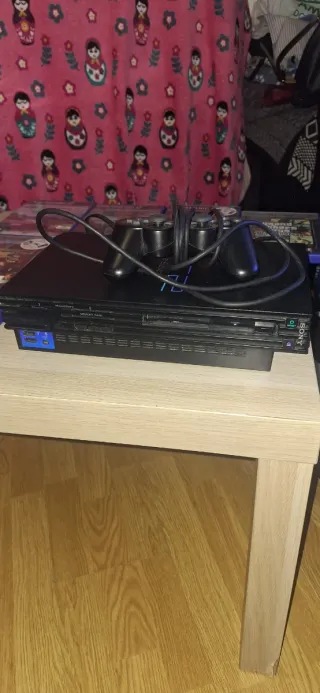 Consola PS2 Fat + 7 Jogos