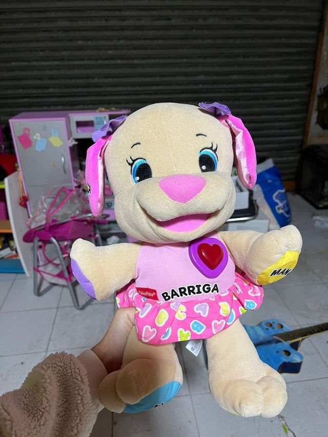 Peluche cane Fisher Price bilingue