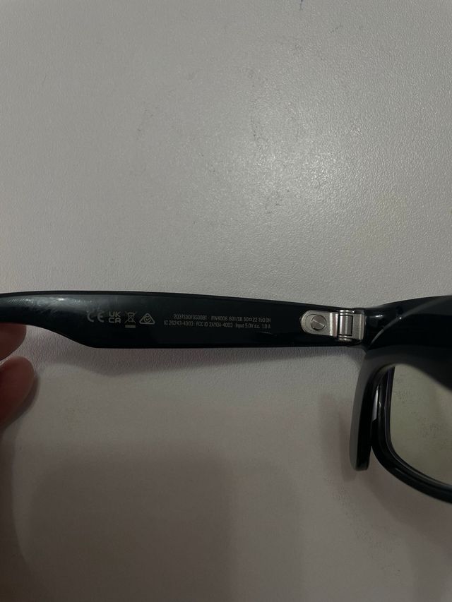 Gafas Ray-Ban Meta Wayfarer Negras