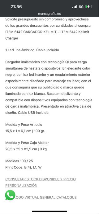 Cargador Inalámbrico Rápido