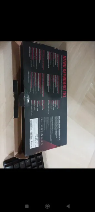 Tastiera Gaming Nitro NKW120 TKL Nera Acer