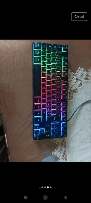 Tastiera Gaming Nitro NKW120 TKL Nera Acer