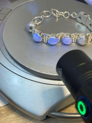 Pulsera Plata 8 Ópalos Naturales Etiopía