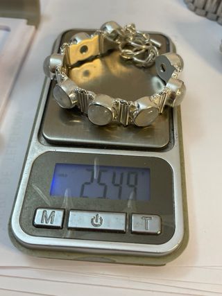 Pulsera Plata 8 Ópalos Naturales Etiopía