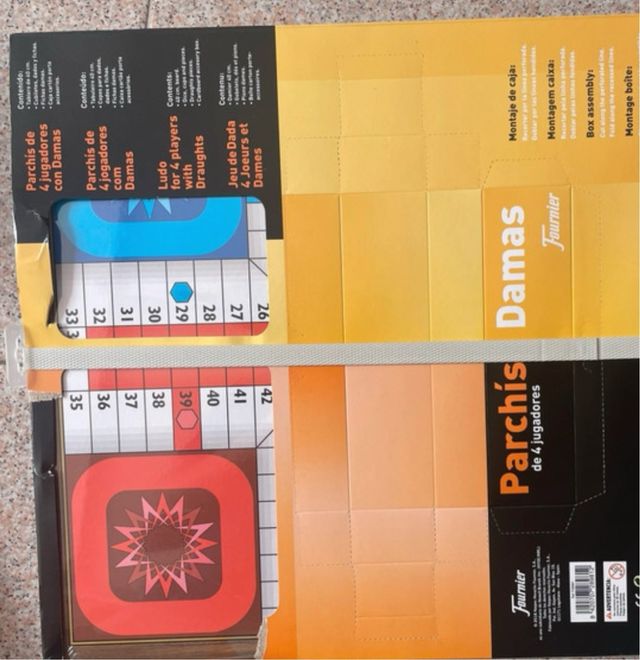 Juego Parchís y Damas Fournier nuevo
