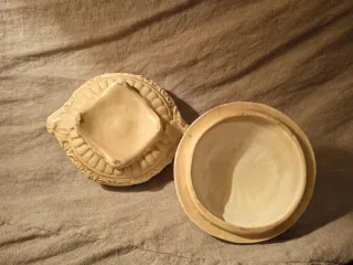 Cajita de porcelana vintage estilo Capodimonte