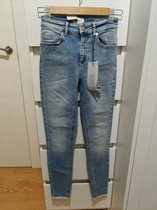 Pantalones pitillo ONLY azules