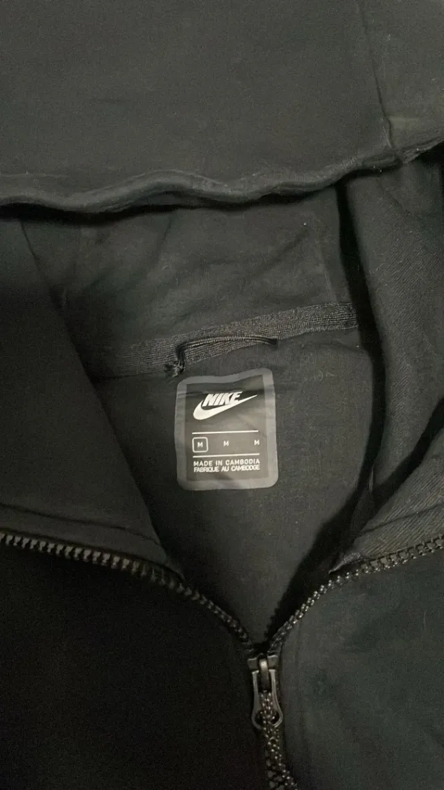 Felpa Nike Tech nera taglia M