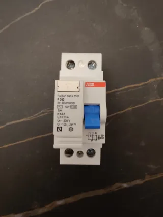 Diferencial ABB 2P 63A 30mA